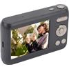 Akozon Videocamera da Viaggio con Fotocamera Digitale 4K 64MP con Messa a Fuoco Automatica e Zoom Digitale 16x Schermo da 2,7 Pollici per Fotografie di Viaggio (BLACK)