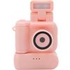 Bewinner Mini Action Camera - Fotocamera Digitale HD 1080P, Fotocamera Compatta Leggera Portatile con Schermo da 1,44 Pollici, Fotocamera Tascabile per Viaggi nel Campus (Rosato)