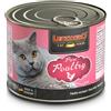 LEONARDO 200 g Leonardo Quality Selection Alimento Cibo Umido per Gatti Adulti con Pura Carne Fresca di Pollame in Lattina