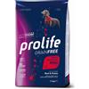 Prolife Grain Free Adult Sensitive Beef & Potato Mini 7 kg Crocchette per Cani Adulti di Taglia Piccola