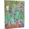 Paperblanks 2026 Van Gogh's Irises Ultra 18-month Vertical Hardcover Flexi Dayplanner 2025-2026 (Elastic Band Closure): Kalendarz 18-miesięczny