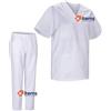 MISEMIYA Completo Scrub Unisex Bianco, Taglia 3XL Adult Medical Pants
