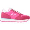 SUN68 Sneaker trendy donna fuxia in suede/tessuto