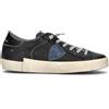 PHILIPPE MODEL Sneaker donna nera in pelle