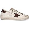 GOLDEN GOOSE SUPER STAR CLASSIC WITH LIST Sneaker donna bianca in pelle