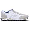 PREMIATA Sneaker uomo bianca/blu in suede