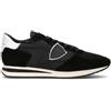 PHILIPPE MODEL Sneaker uomo nera in suede