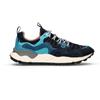 FLOWER MOUNTAIN Sneaker donna azzurra in pelle