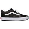VANS OLD SKOOL Sneaker donna nera/bianca in tessuto e suede
