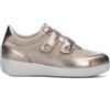 STONEFLY Sneaker donna platino in pelle