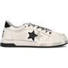 2 STAR Sneaker donna bianca in pelle