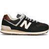NEW BALANCE 574 Sneaker uomo nera/marrone