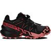 SALOMON SPEEDCROSS 6 GTX W 9 Scarpa trail running donna nera/rosa in gore-tex