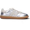 HOGAN COOL Sneaker donna argento in pelle