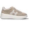 HOGAN REBEL Sneaker donna beige in suede