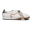 GIO+ Sneaker donna latte in pelle