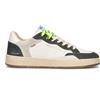 CRIME Sneaker uomo bianca in pelle