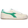 DIADORA GAME LOW JERSEY WAXED Sneaker uomo bianca in pelle