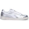 DIADORA GAME LOW AURA WN Sneaker donna argento in pelle