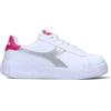 DIADORA GAME STEP GLAM GS Sneaker donna bianca/fucsia