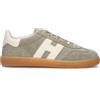 HOGAN Sneaker donna oliva in suede