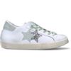 2 STAR Sneaker donna bianca