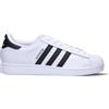 ADIDAS SUPERSATAR II Sneaker donna bianca/nera