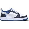 PUMA REBOUND V6 LO JR Sneaker ragazzo bianca/blu