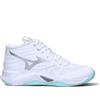 MIZUNO WAVE MOMENTUM PRO MID Scarpa pallavolo donna bianca