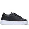 D.A.T.E. Sneaker donna nera in pelle