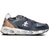 PREMIATA MASE Sneaker trendy uomo blu in pelle/tessuto