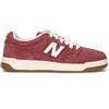NEW BALANCE 480 Sneaker uomo vino in suede