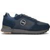 COLMAR Sneaker uomo blu in pelle