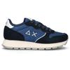 SUN68 Sneaker donna blu in suede