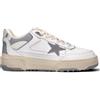 GOLDEN GOOSE FORTY-TWO Sneaker uomo bianca/grigia in pelle