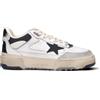 GOLDEN GOOSE FORTY-TWO Sneaker uomo bianca/nera in pelle