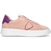 PHILIPPE MODEL Sneaker donna rosa/viola in nabuk