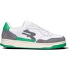 U.POWER Sneaker uomo bianca/verde in pelle