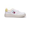 TOMMY HILFIGER JEANS Sneaker donna bianca/gialla