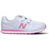 NEW BALANCE 500 Sneaker ragazza bianca/rosa