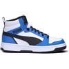 PUMA - REBOUND V6 MID JR Sneaker ragazzo bianca/blu/nera