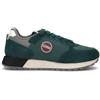 COLMAR Sneaker uomo verde in suede
