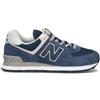 NEW BALANCE 574 Sneaker uomo blu in suede