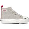 FORNARINA Sneaker bimba argento