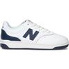 NEW BALANCE Sneaker ragazzo/a bianca in pelle