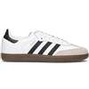 ADIDAS - SAMBA OG J Sneaker ragazzo bianca/nera in pelle