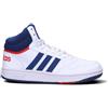 ADIDAS - HOOPS MID 3.0 K Sneaker uomo bianca/blu