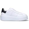 HOGAN - H-STRIPES Sneaker donna bianca/nera in pelle