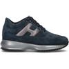 HOGAN - INTERACTIVE Sneaker donna blu in suede