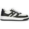 HOGAN - H630 Sneaker donna nera/bianca in pelle